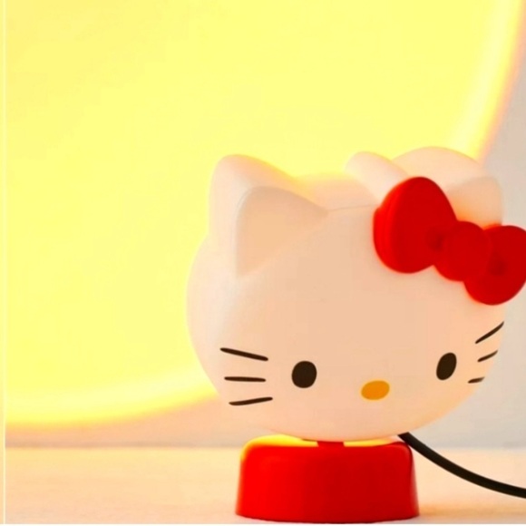 🆕 Hello Kitty Ambient Sunset Light USB Powered Sunset Orange Lighting - Picture 3 of 7